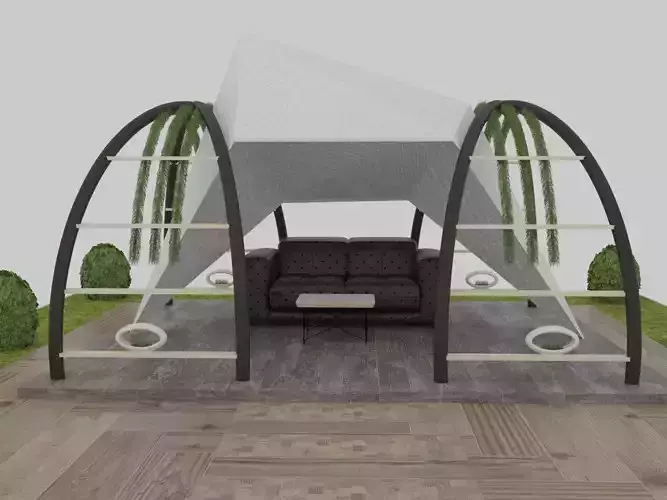 outdoor seating 3D model
