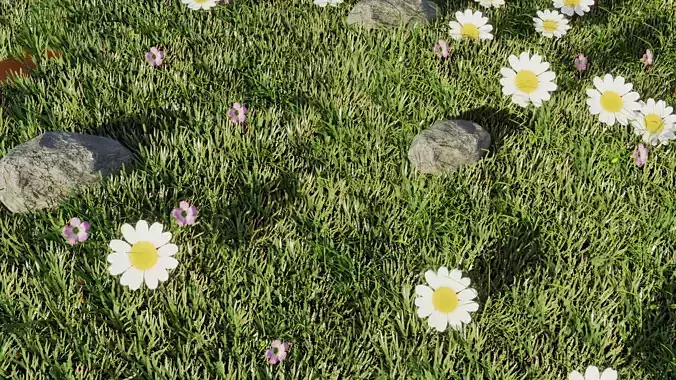Best Nature Pack gameoptimized  Low-poly 3D model
