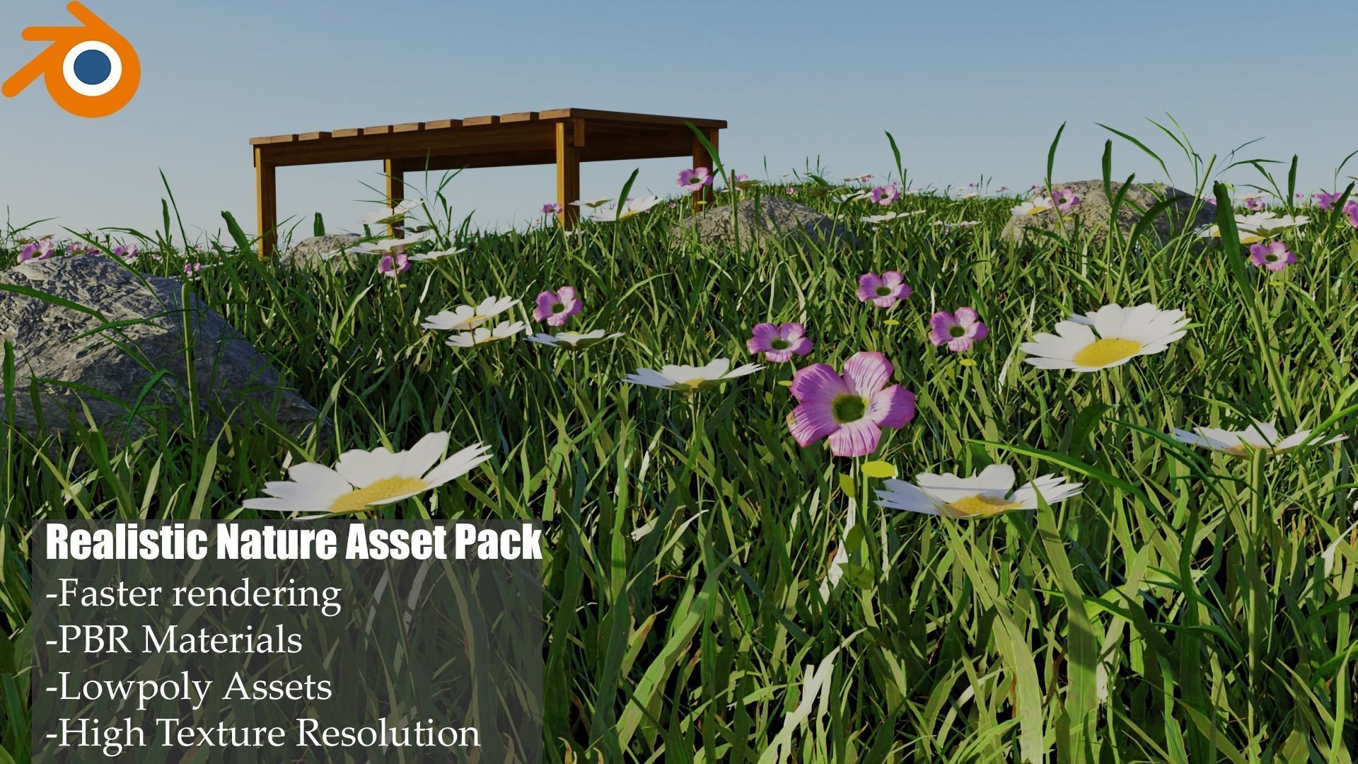 Best Nature Pack gameoptimized Low-poly 3D model_2