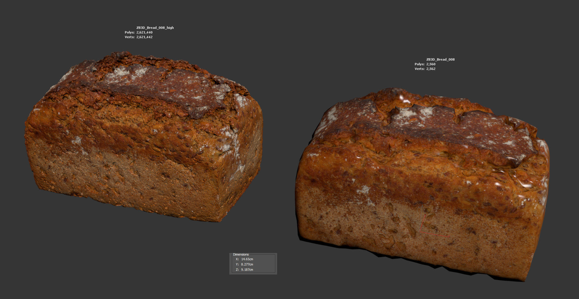 Bread 3D model_5