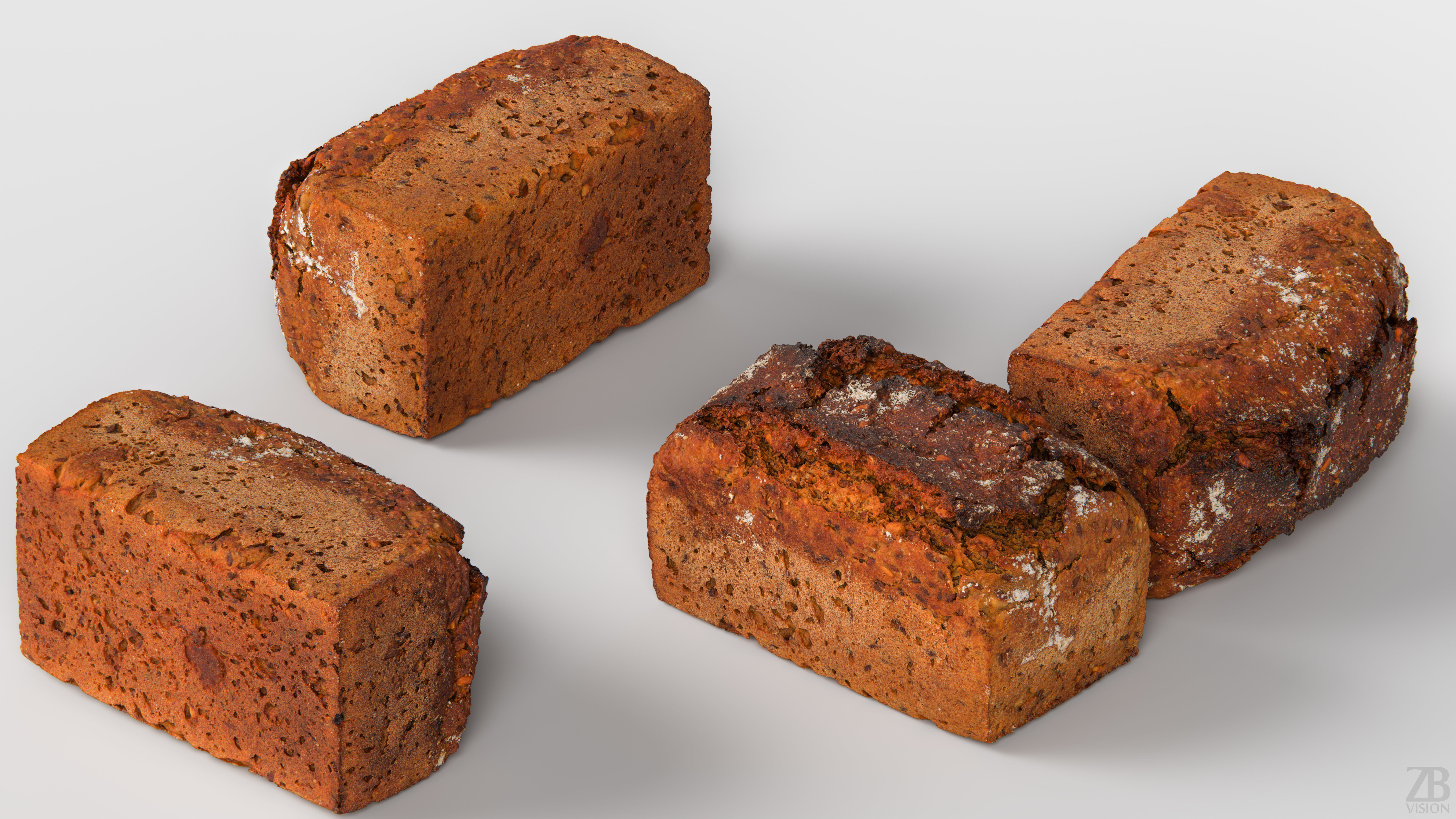 Bread 3D model_2