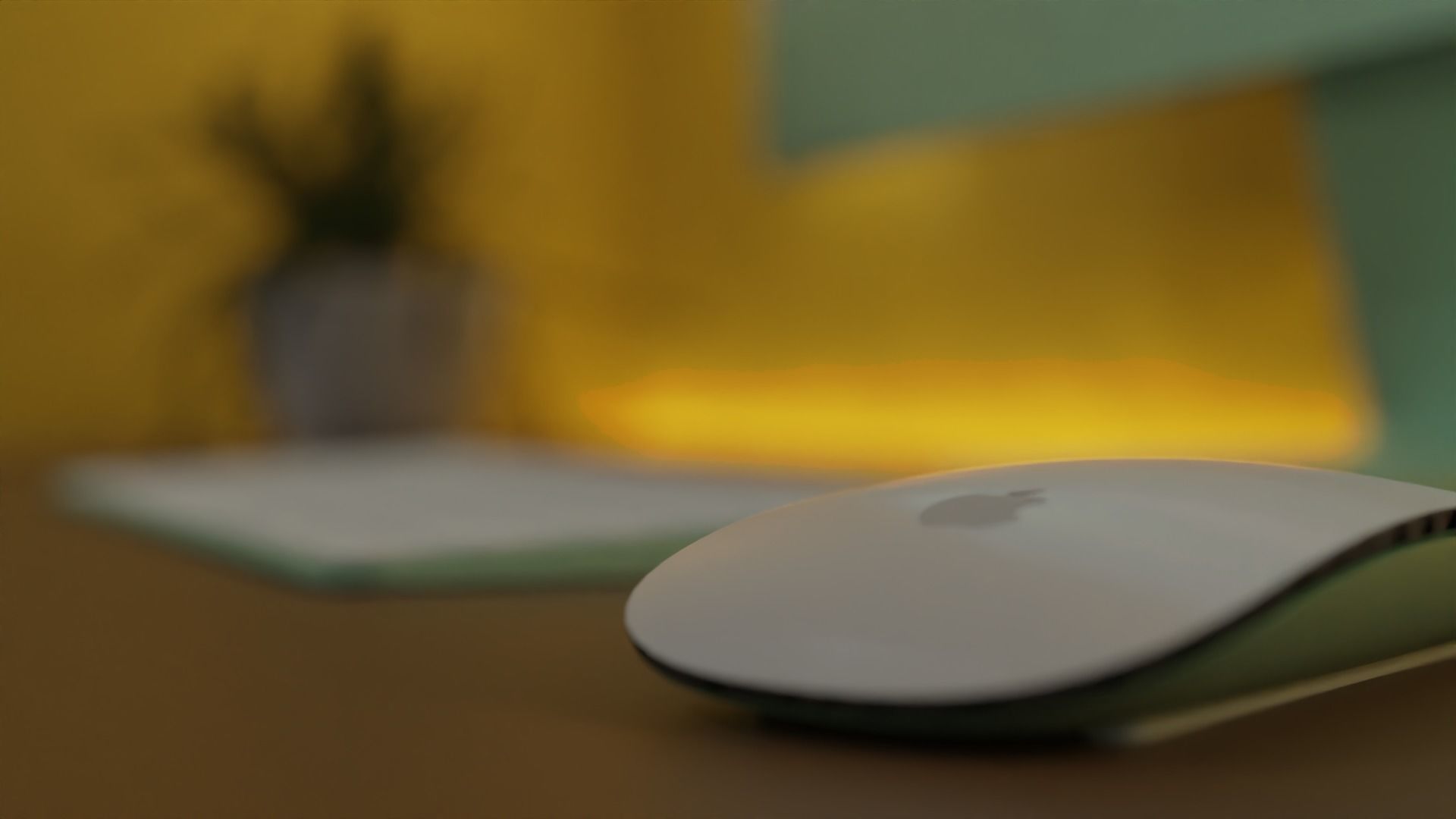 Green iMac M1 2021 Free 3D model_2