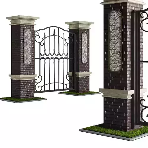 Classic Gate for Villa 002