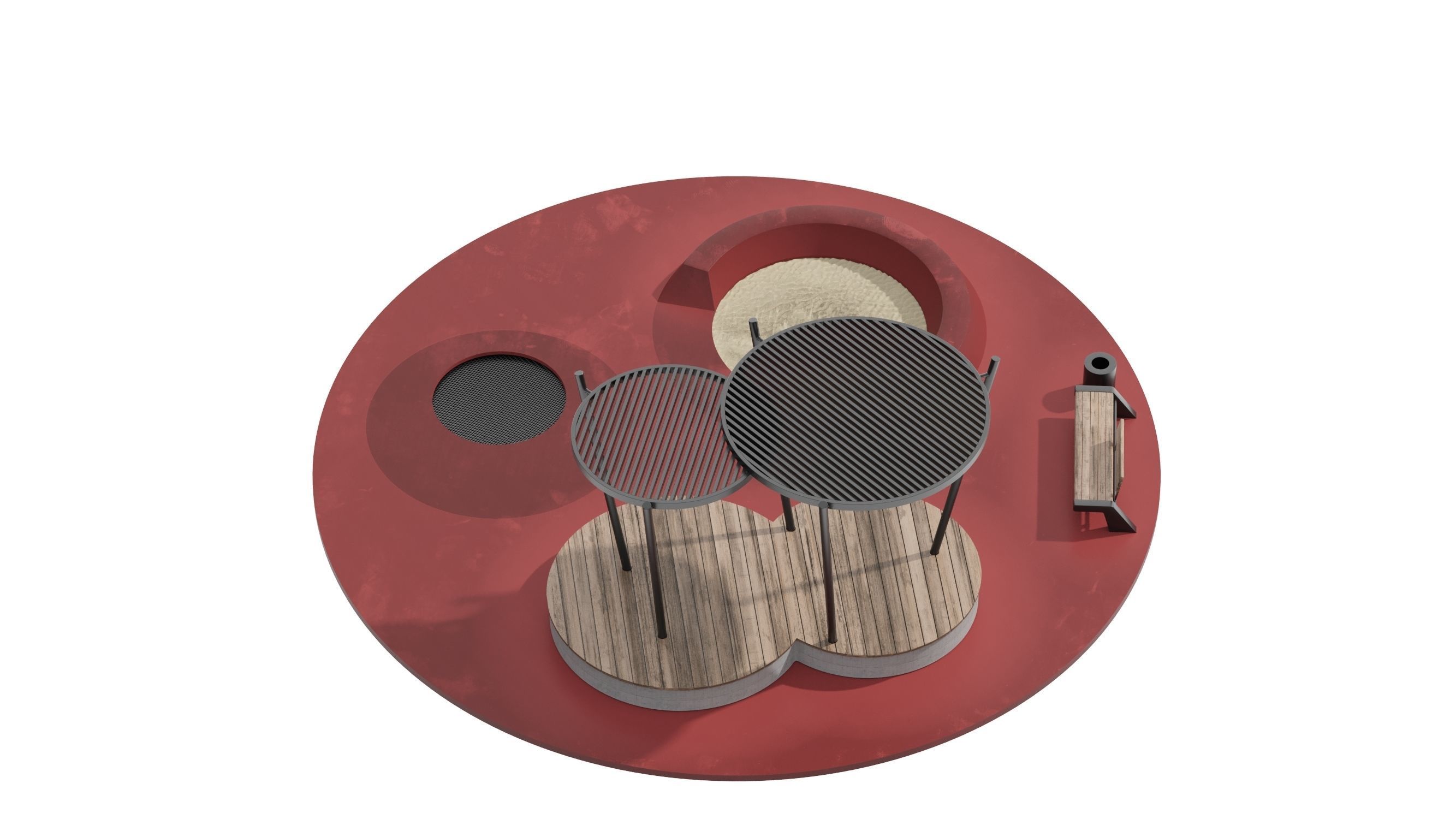 KIds Playground 1 3D model_17