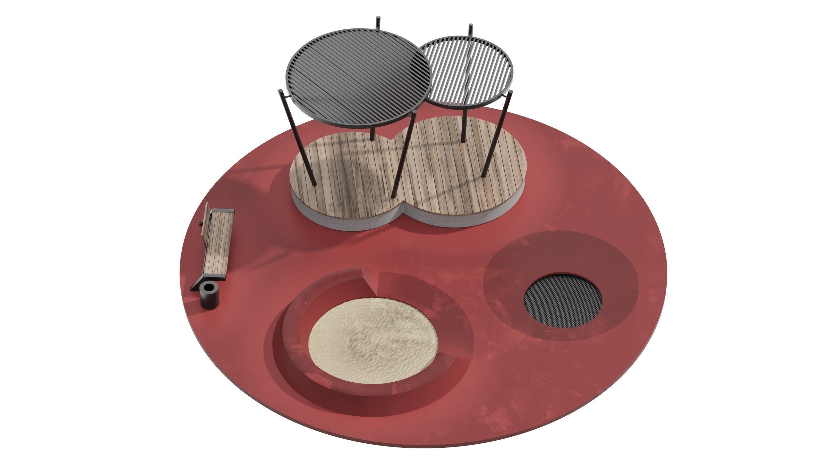 KIds Playground 1 3D model_5