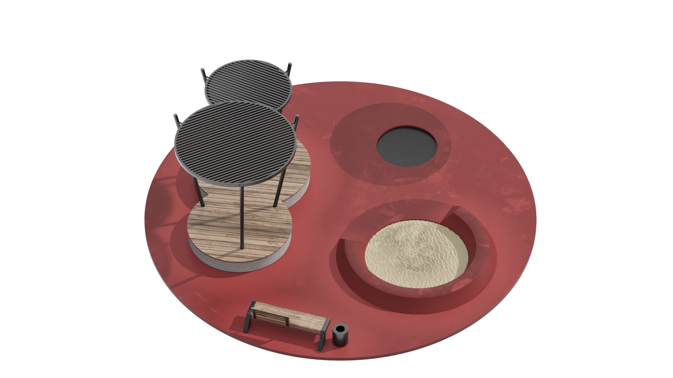 KIds Playground 1 3D model_10