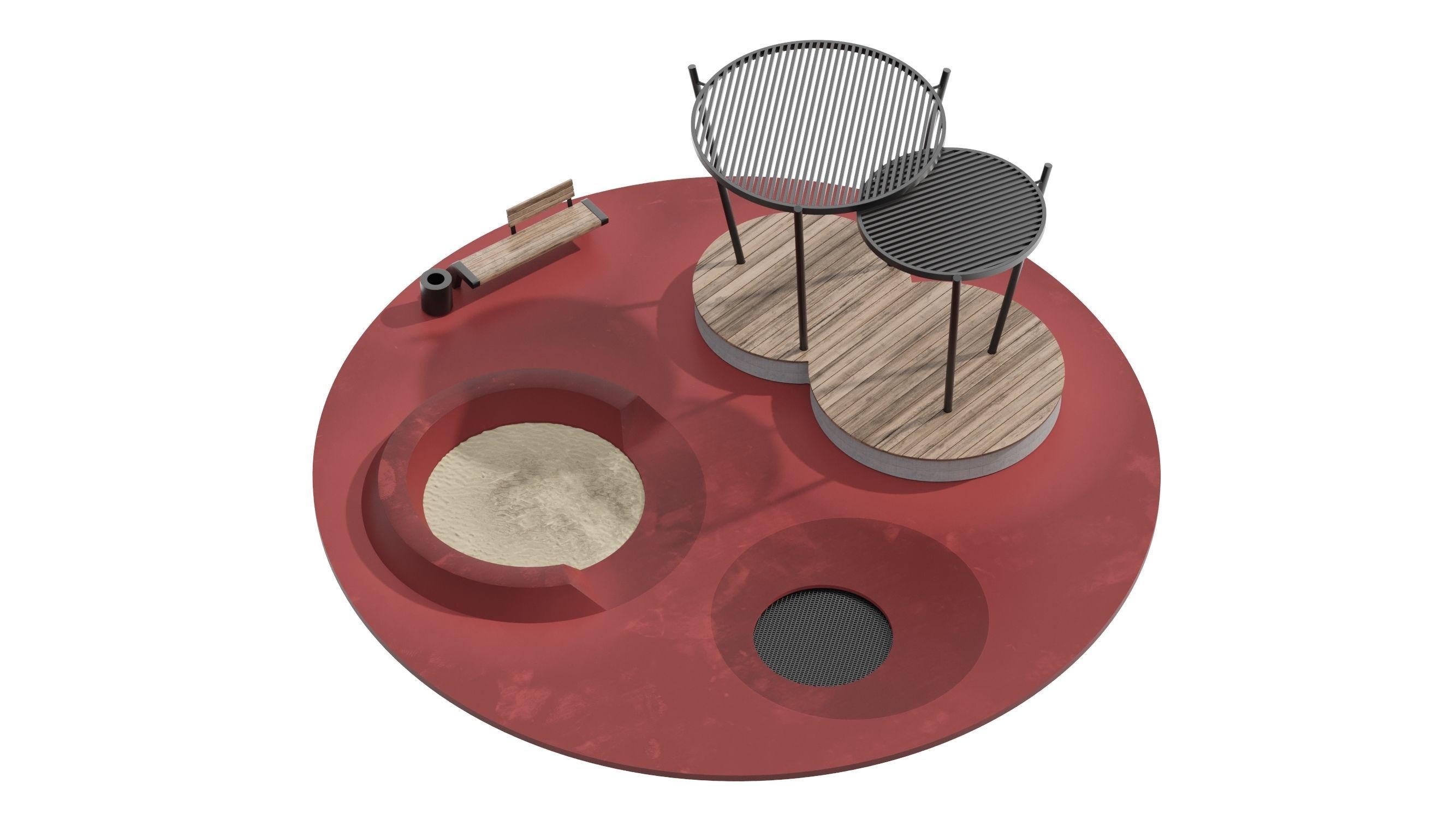 KIds Playground 1 3D model_1