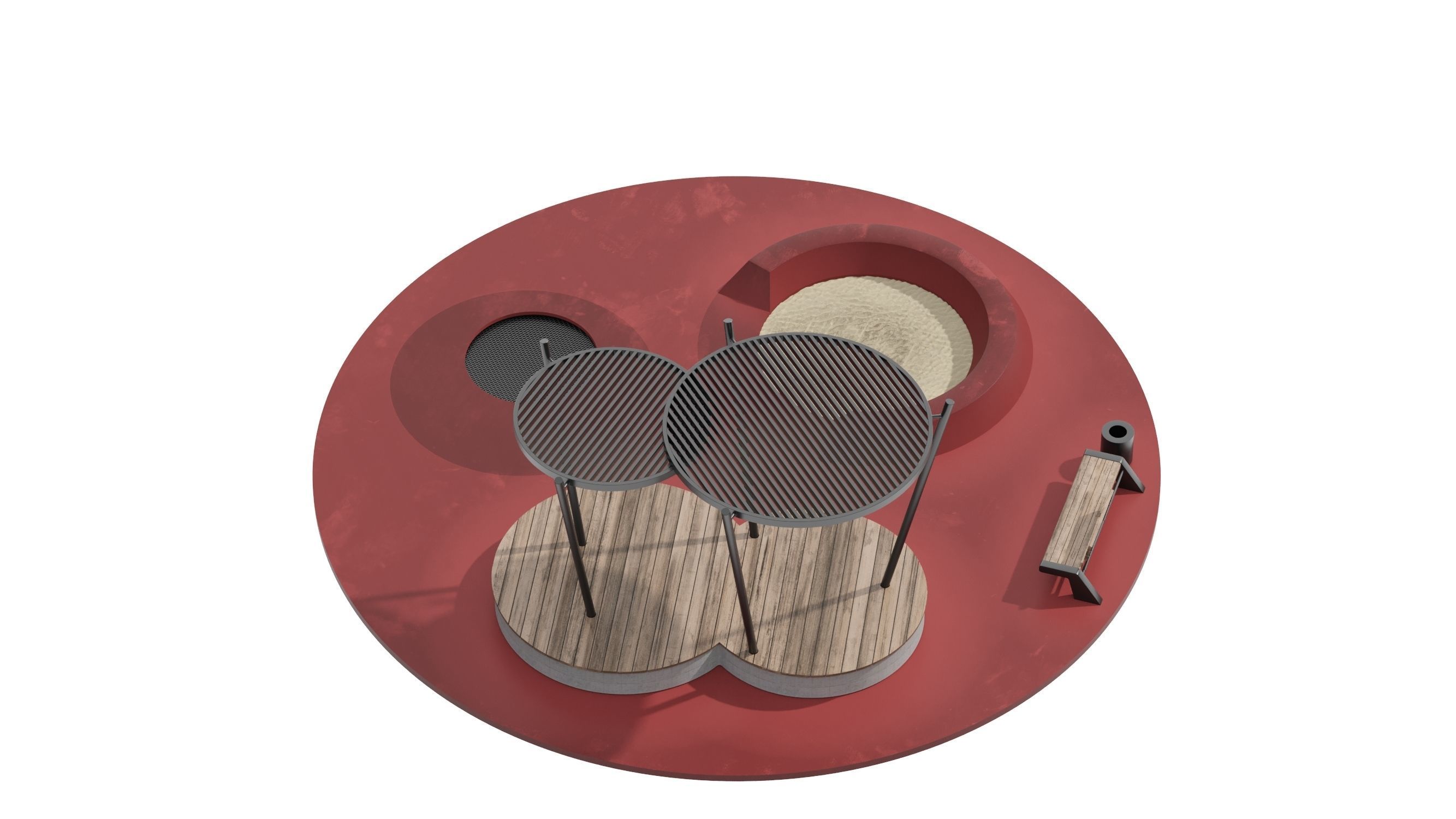 KIds Playground 1 3D model_16