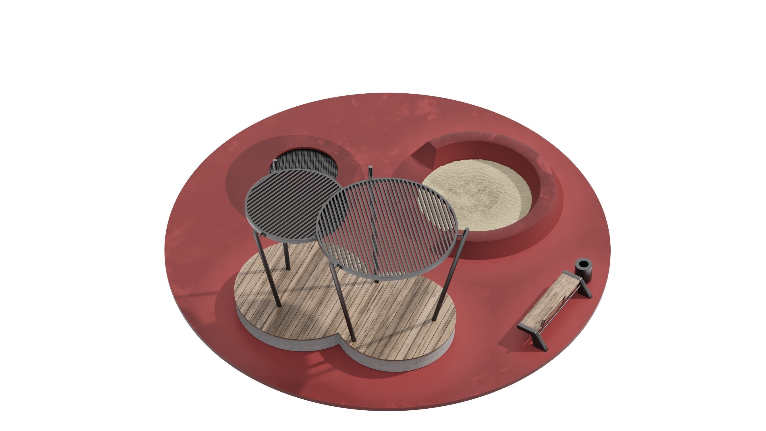 KIds Playground 1 3D model_15