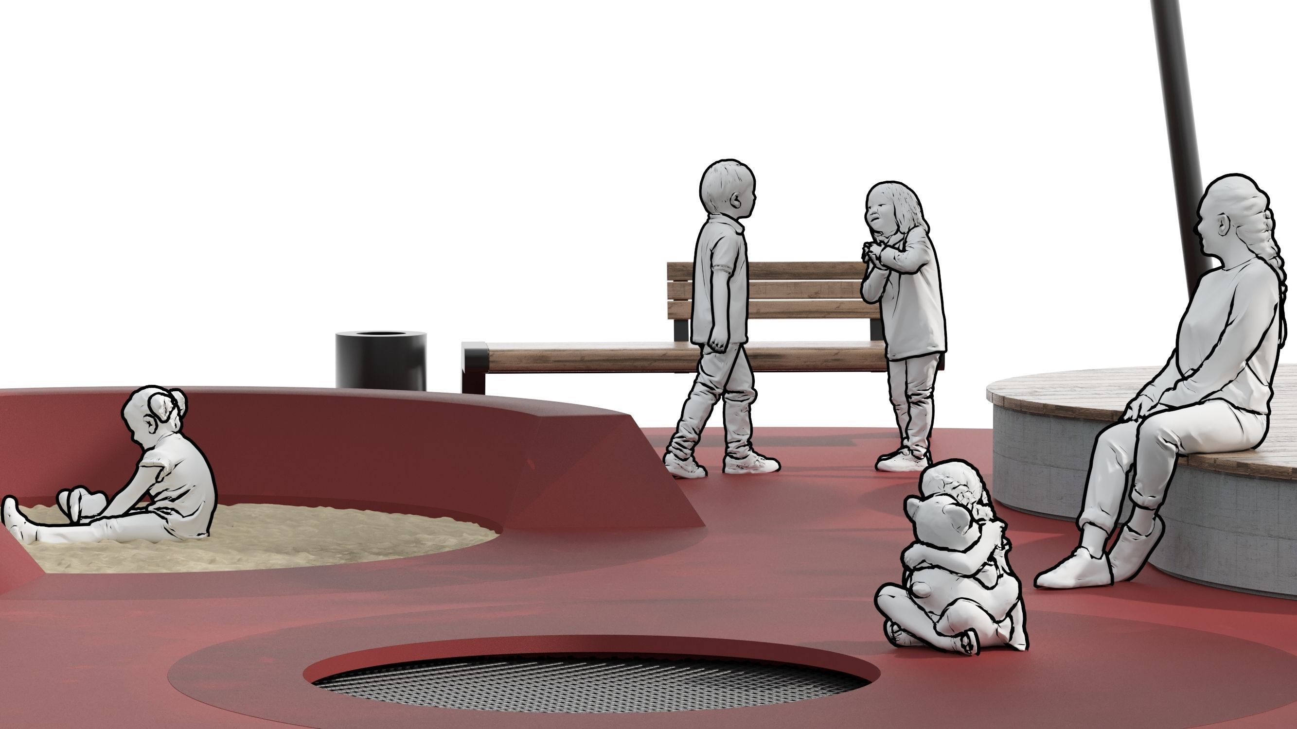 KIds Playground 1 3D model_27