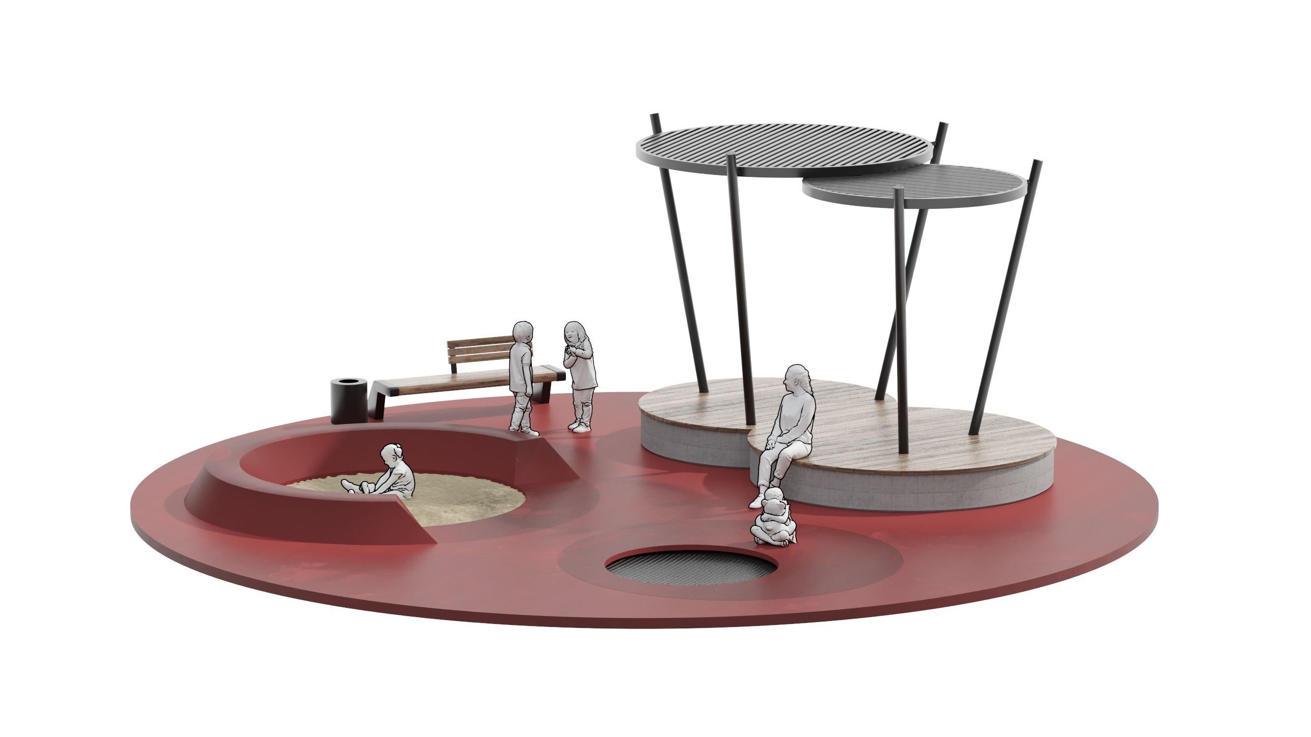 KIds Playground 1 3D model_26