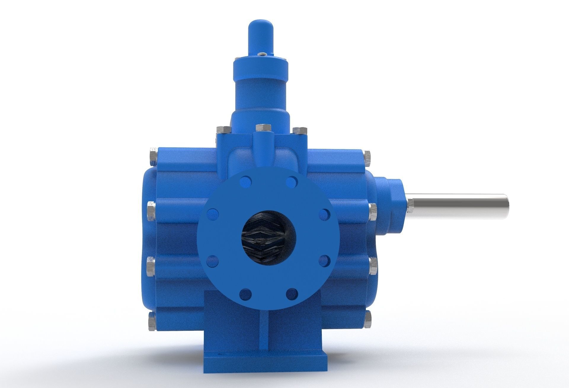 hydraulic gear pump 3D model_5