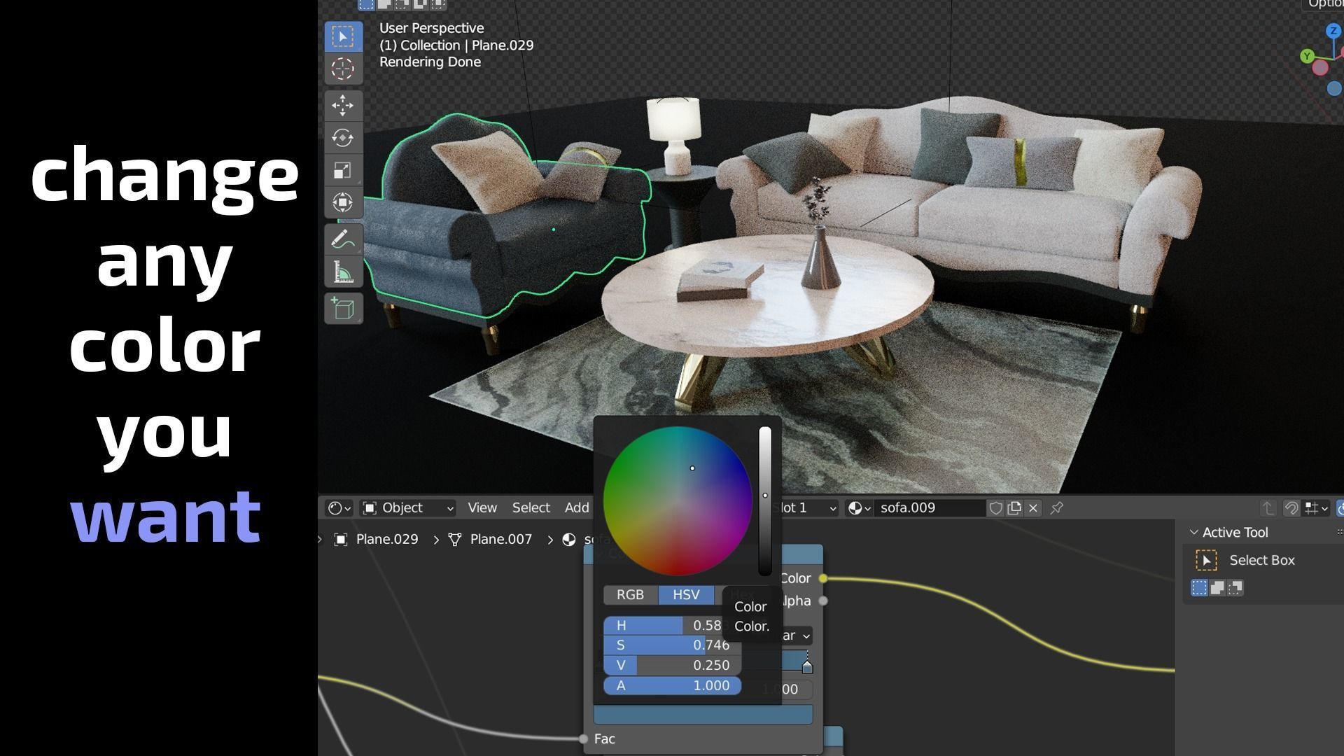 Living Room  Low poly  Sofa  table   carpet   vasa    3d model Low-poly 3D model_1