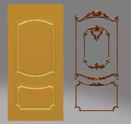 3d cnc door