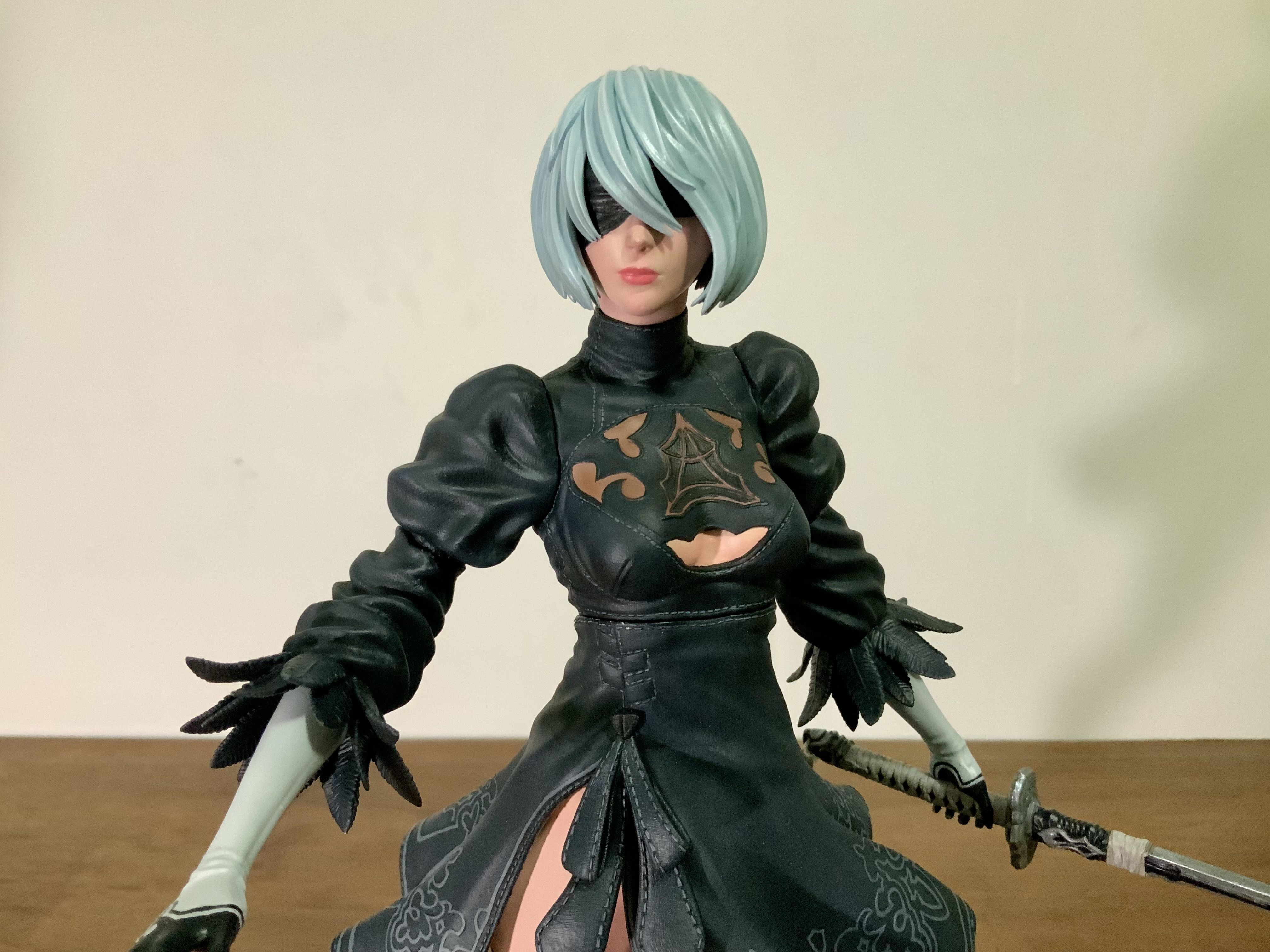 2B-YoRHa No2 Type B-NieR Automata-Garage Kit for 3D Printing 3D print model_1