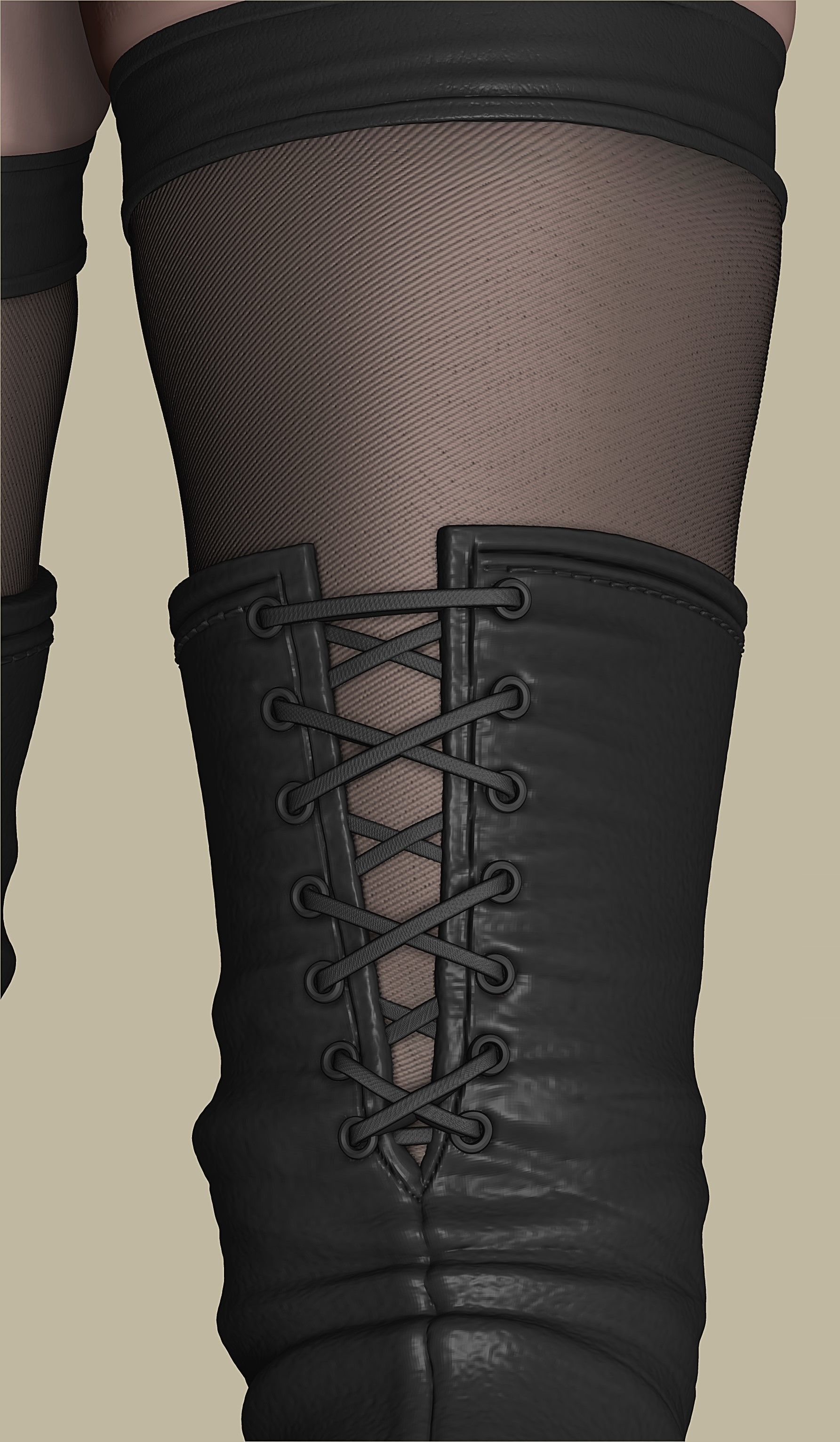 2B-YoRHa No2 Type B-NieR Automata-Garage Kit for 3D Printing 3D print model_34