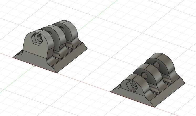 VESA 75 AND 100 MONITOR MOUNT FOR IKEA TABLE-LEGS 3D print model_2