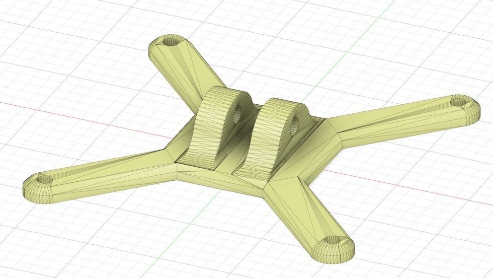VESA 75 AND 100 MONITOR MOUNT FOR IKEA TABLE-LEGS 3D print model_3