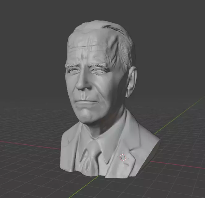 Joe Biden 3D print model_10