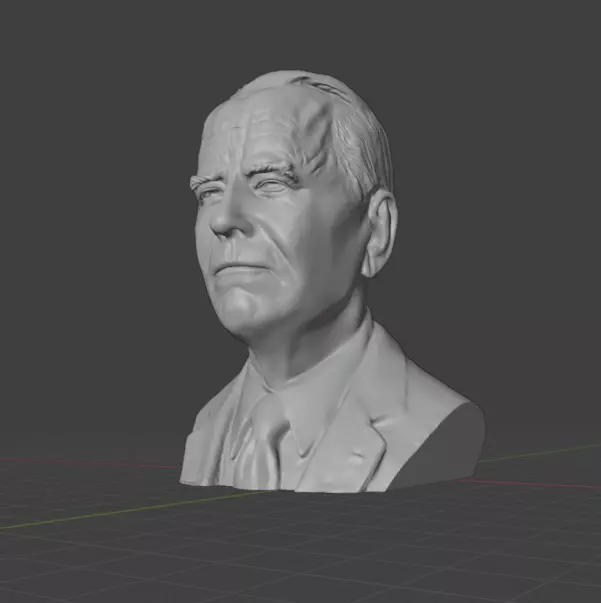 Joe Biden 3D print model_22