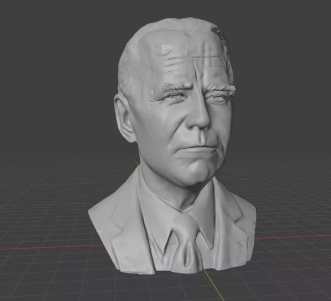 Joe Biden 3D print model_18