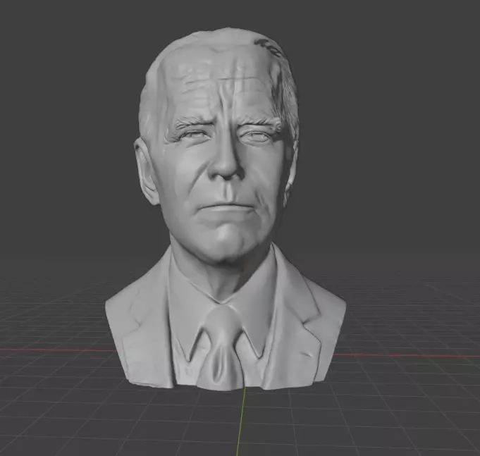 Joe Biden 3D print model_12