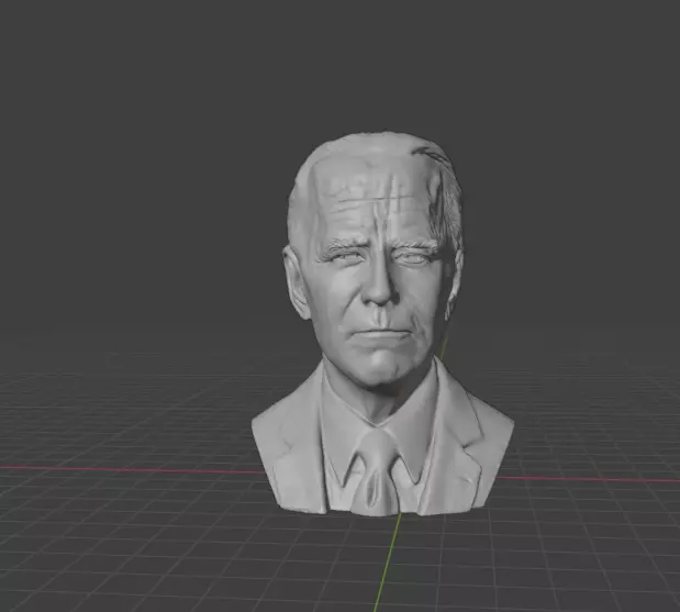Joe Biden 3D print model_2