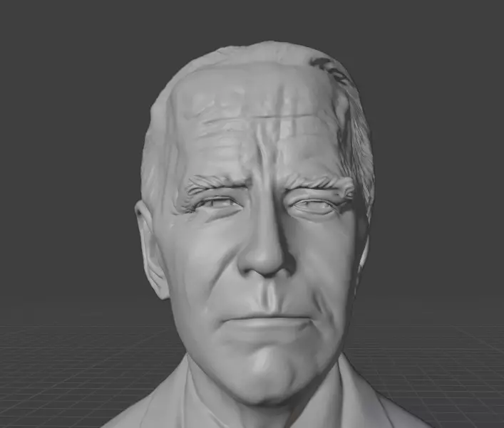 Joe Biden 3D print model_11