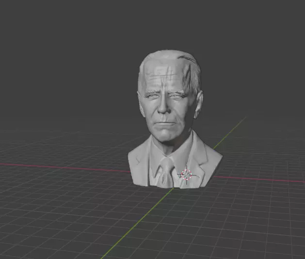 Joe Biden 3D print model_3