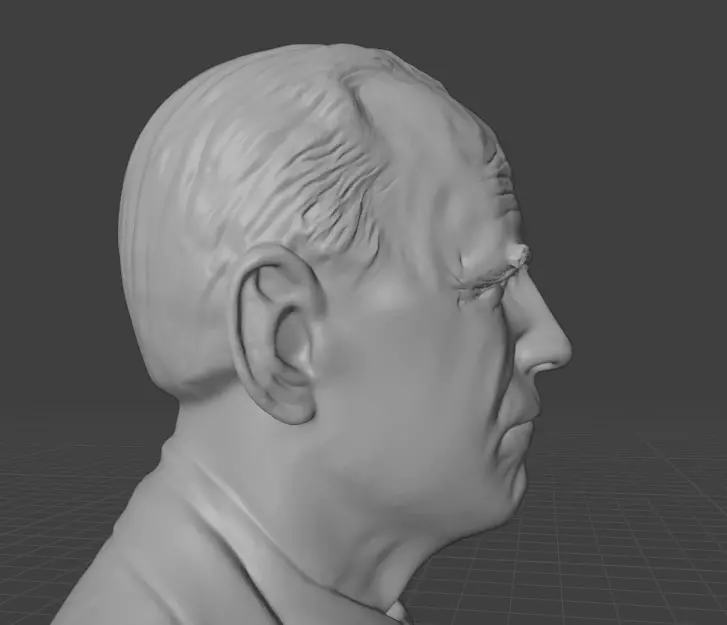 Joe Biden 3D print model_14