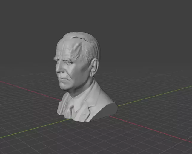 Joe Biden 3D print model_23