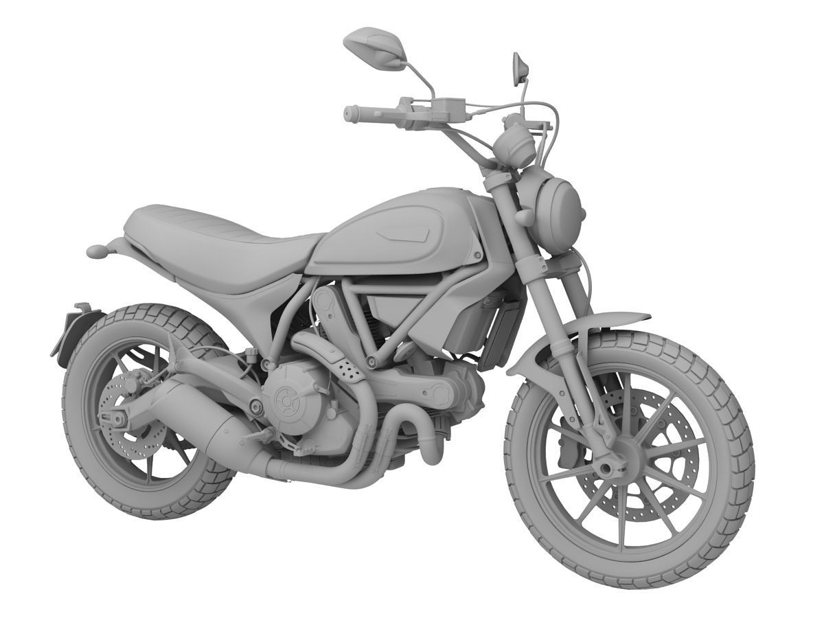 Ducati Scrambler Icon 2016 3D model_7