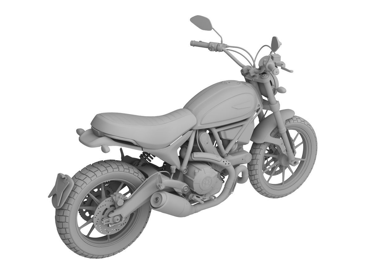 Ducati Scrambler Icon 2016 3D model_11