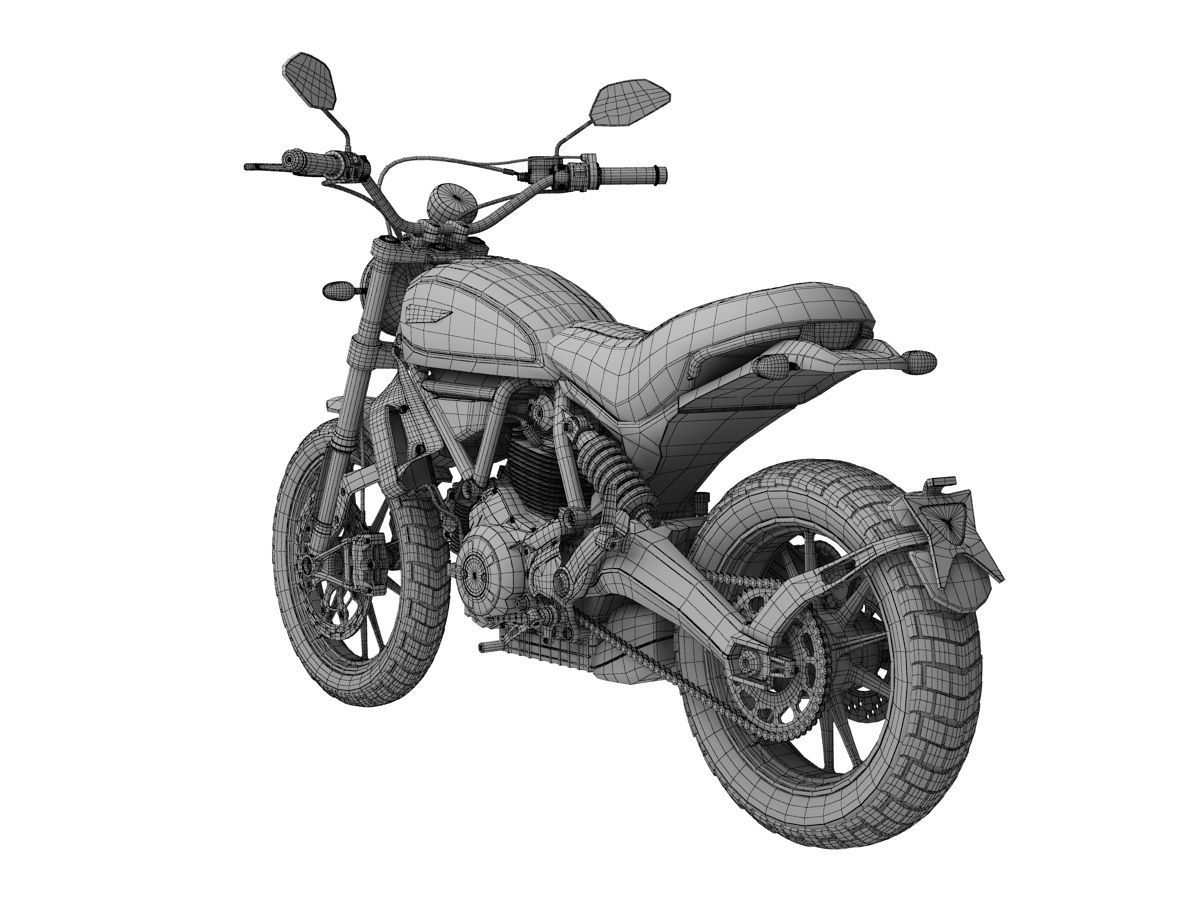 Ducati Scrambler Icon 2016 3D model_14