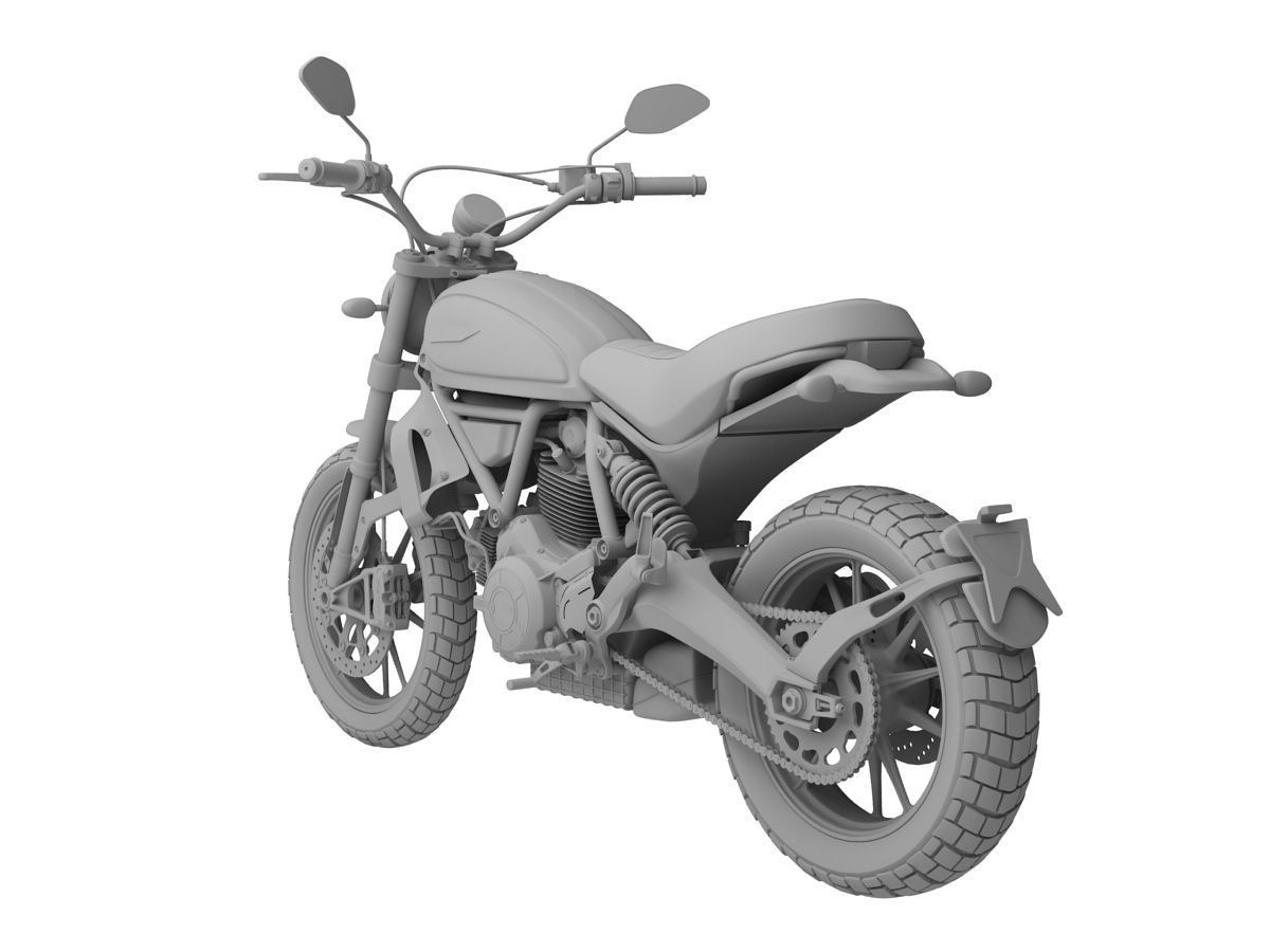 Ducati Scrambler Icon 2016 3D model_8