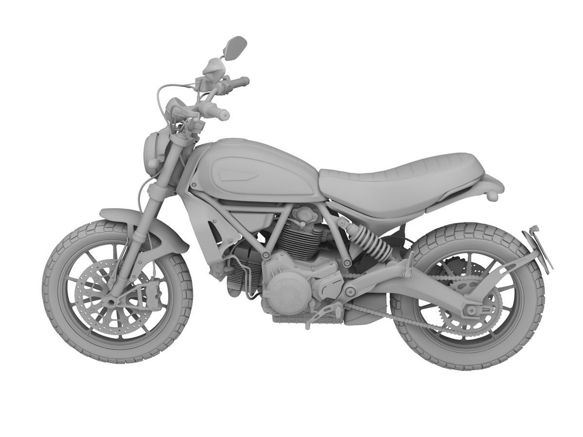 Ducati Scrambler Icon 2016 3D model_9