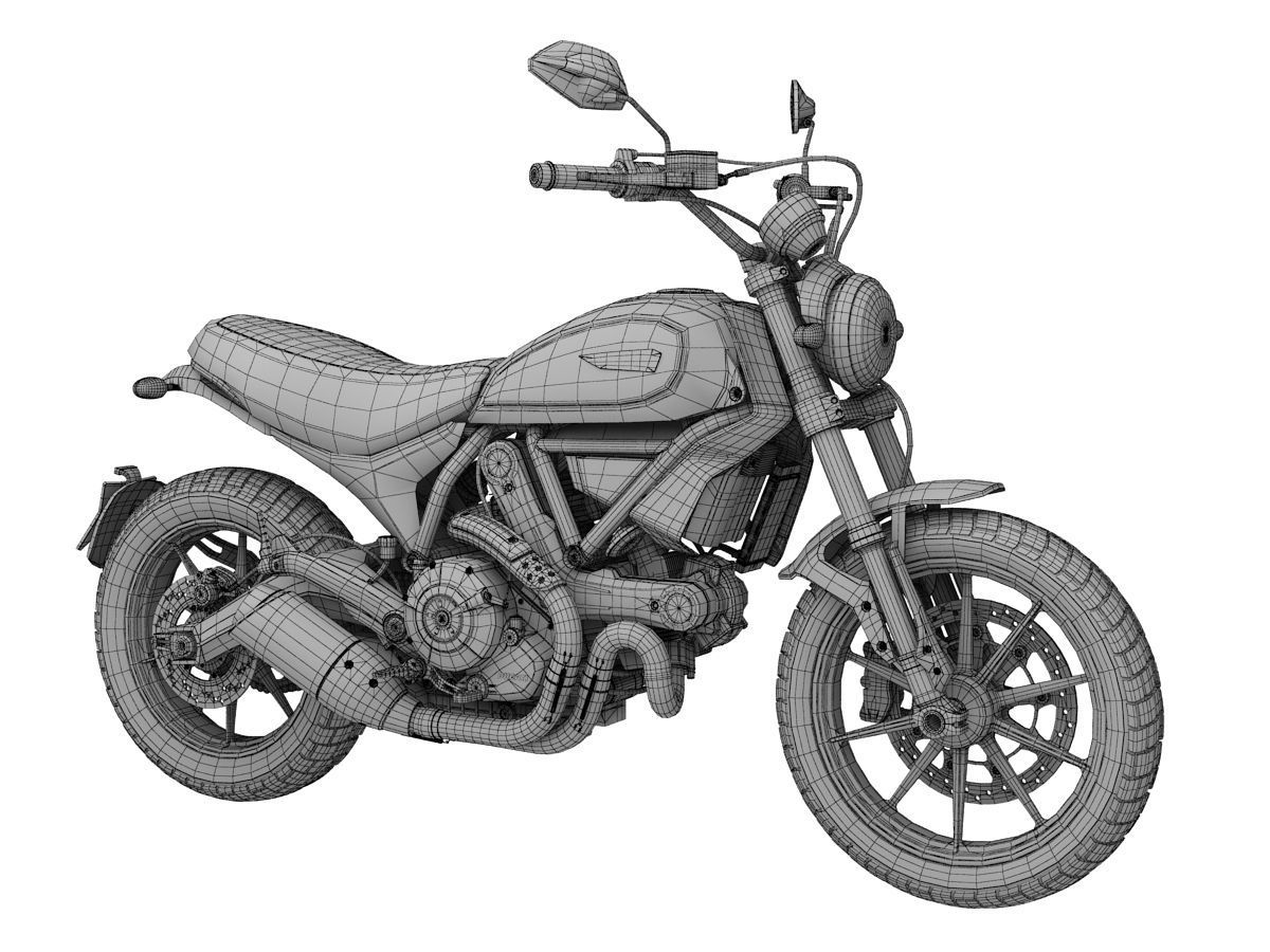 Ducati Scrambler Icon 2016 3D model_12
