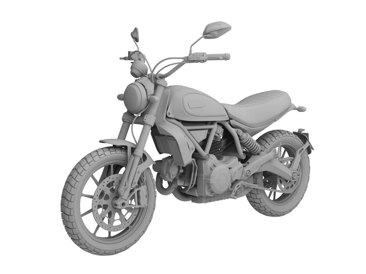 Ducati Scrambler Icon 2016 3D model_10