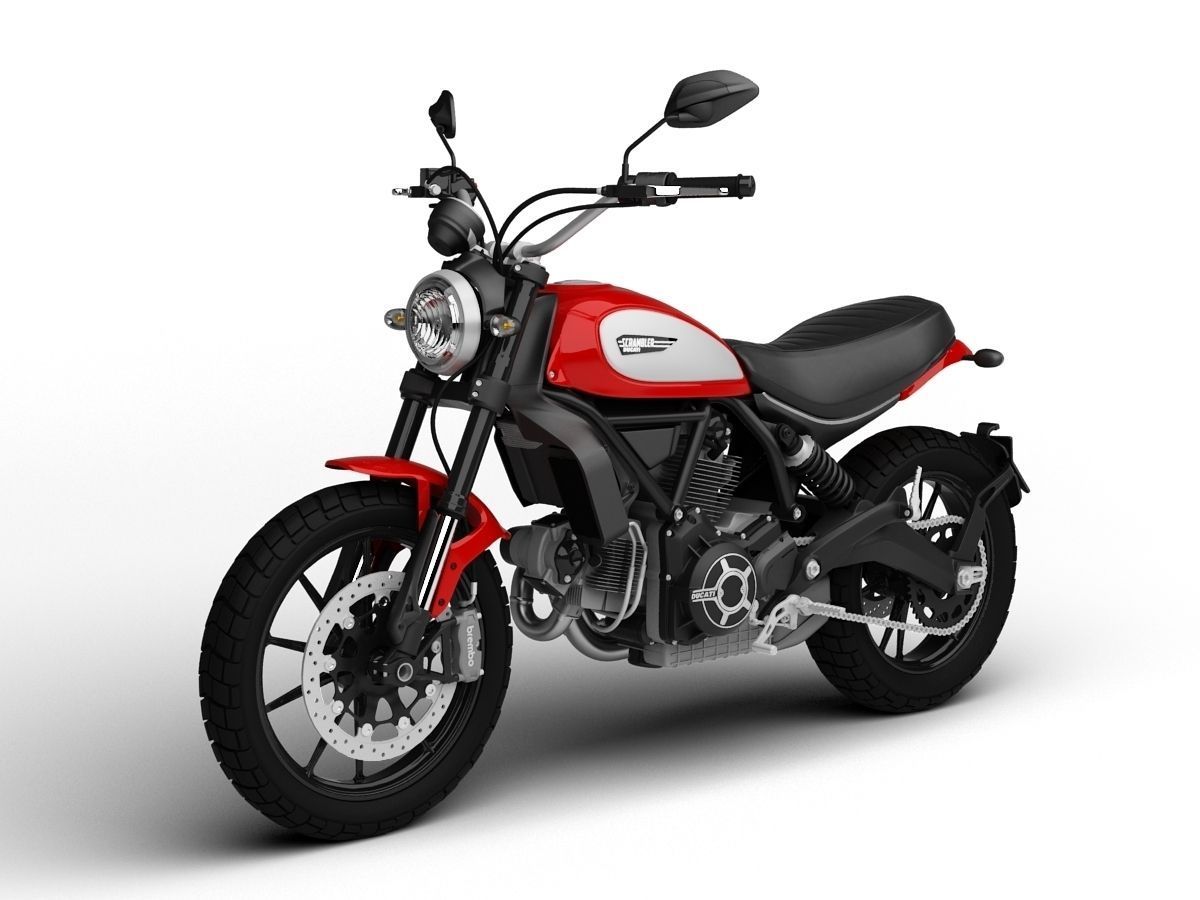 Ducati Scrambler Icon 2016 3D model_5