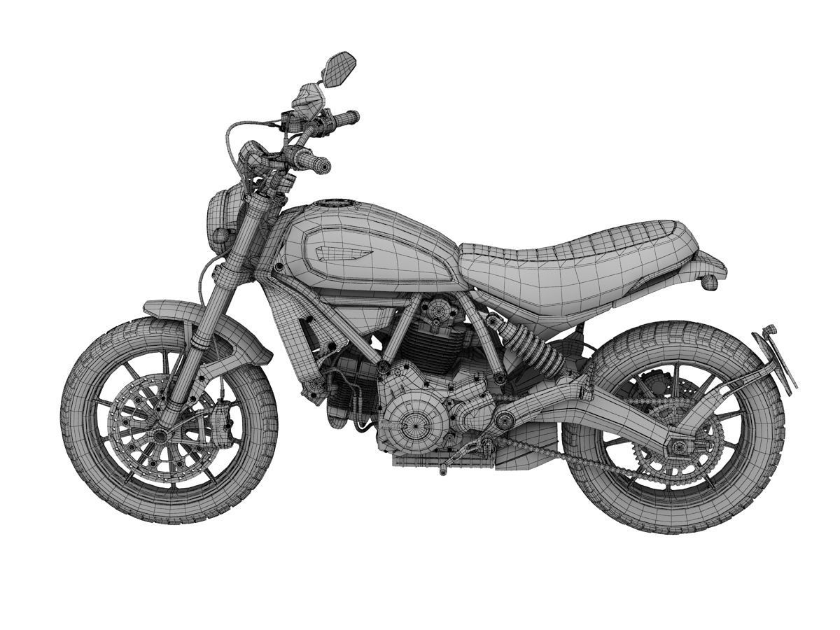 Ducati Scrambler Icon 2016 3D model_13