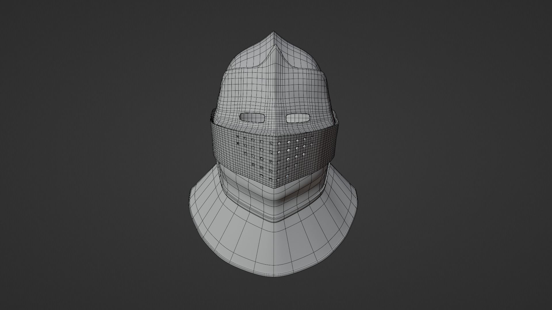 15th Knight Helmet 3D model_12