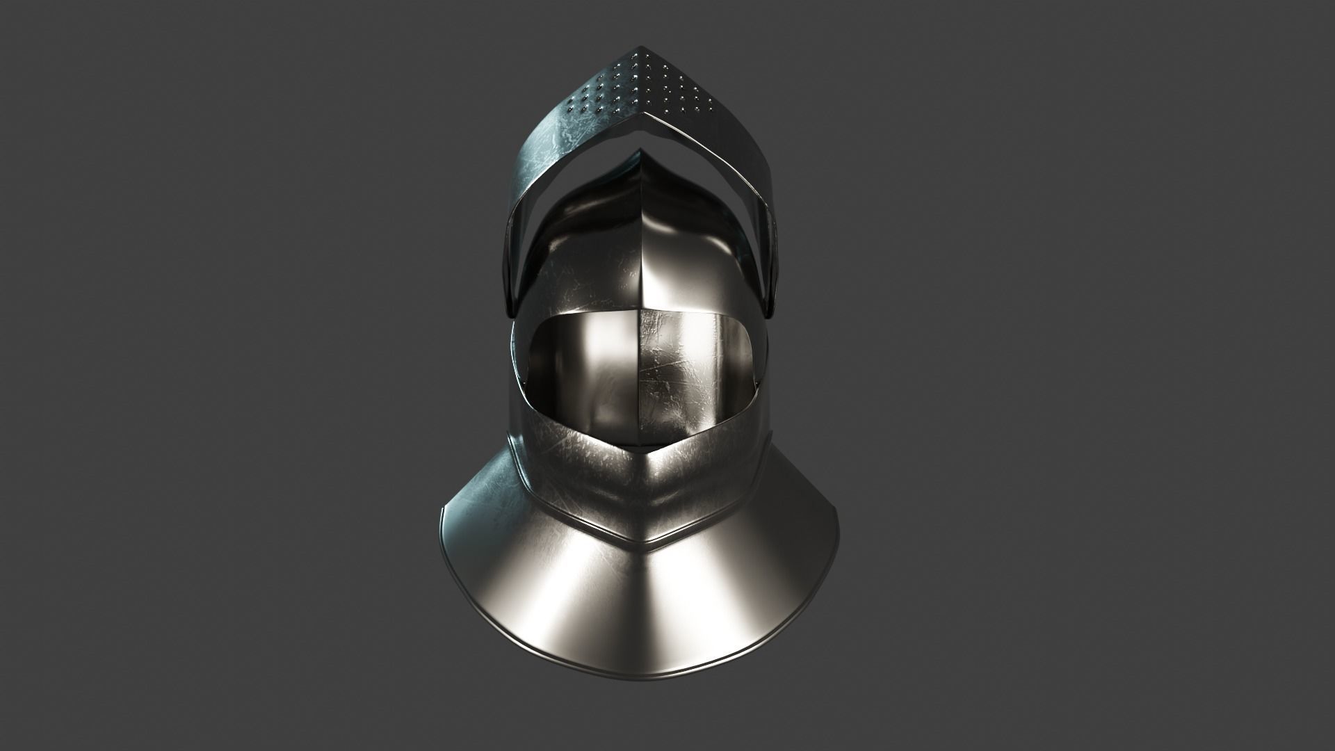 15th Knight Helmet 3D model_8
