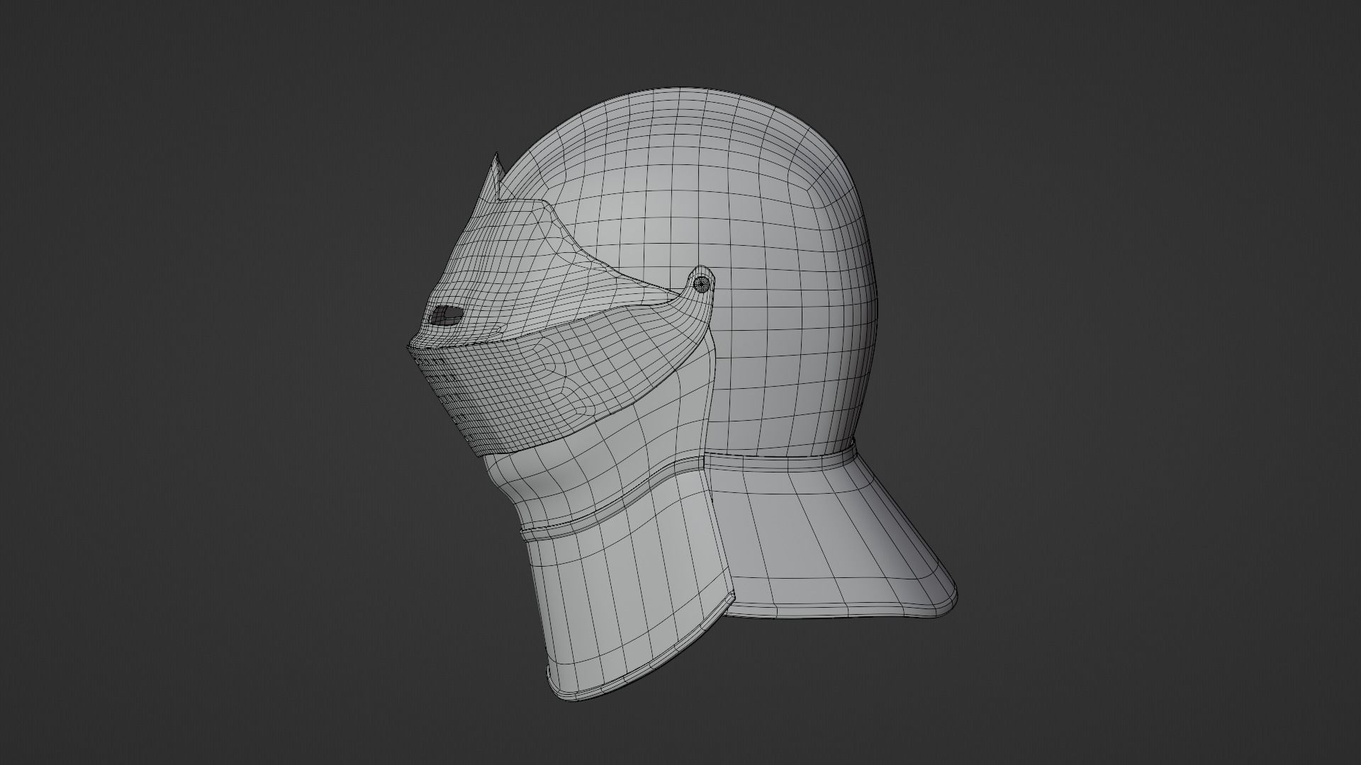 15th Knight Helmet 3D model_13