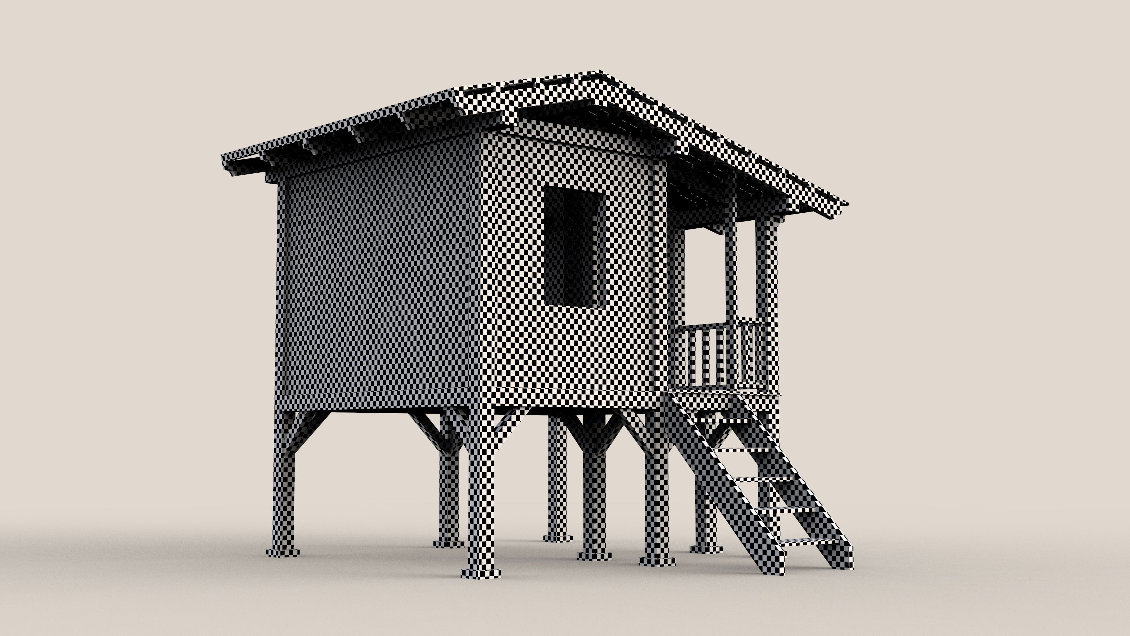 Childrens Playhouse 3D model_8
