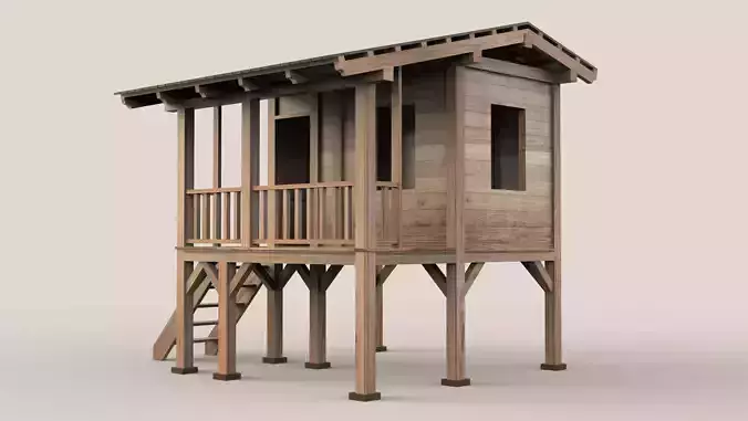 Childrens Playhouse 3D model