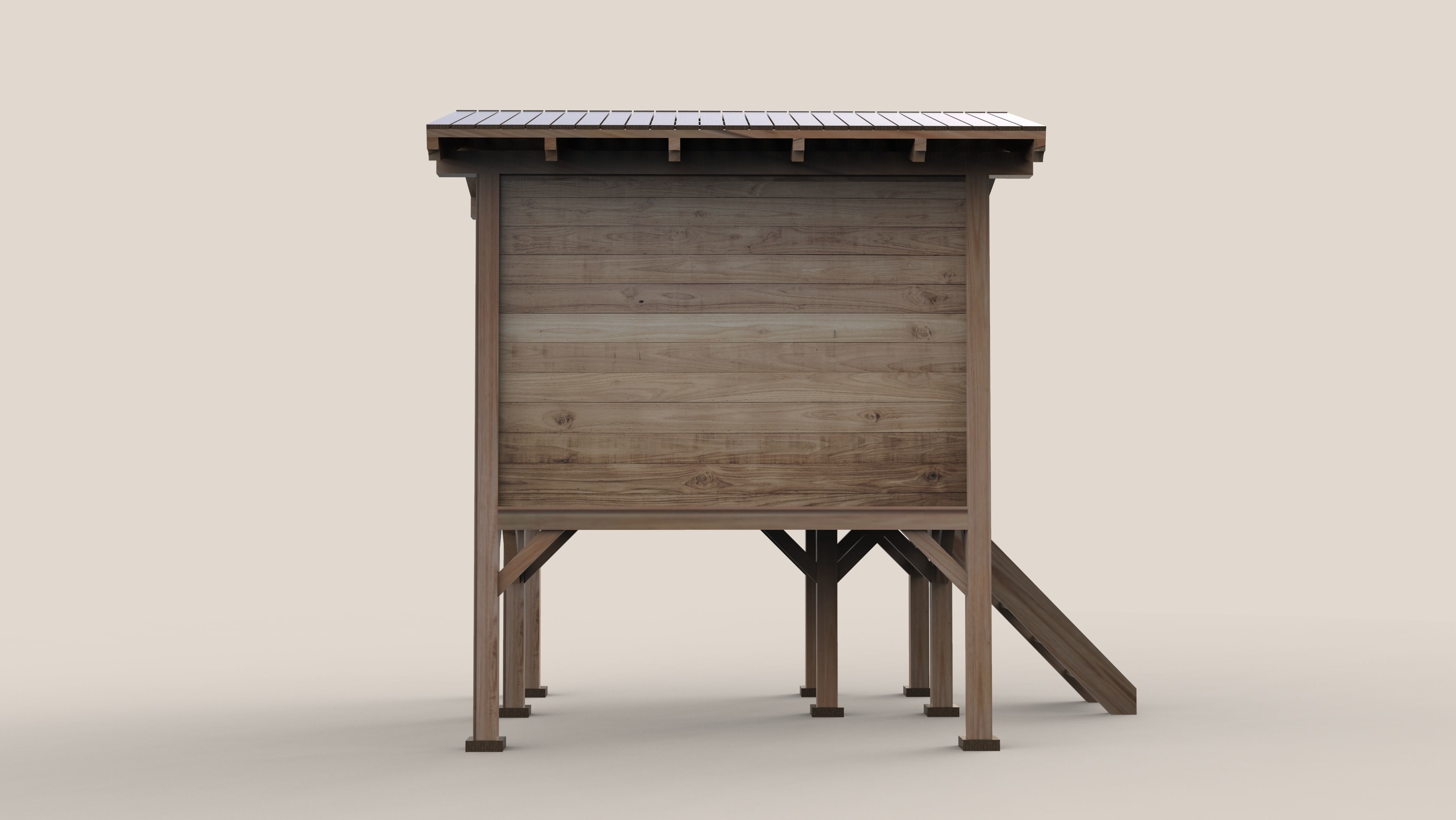Childrens Playhouse 3D model_6