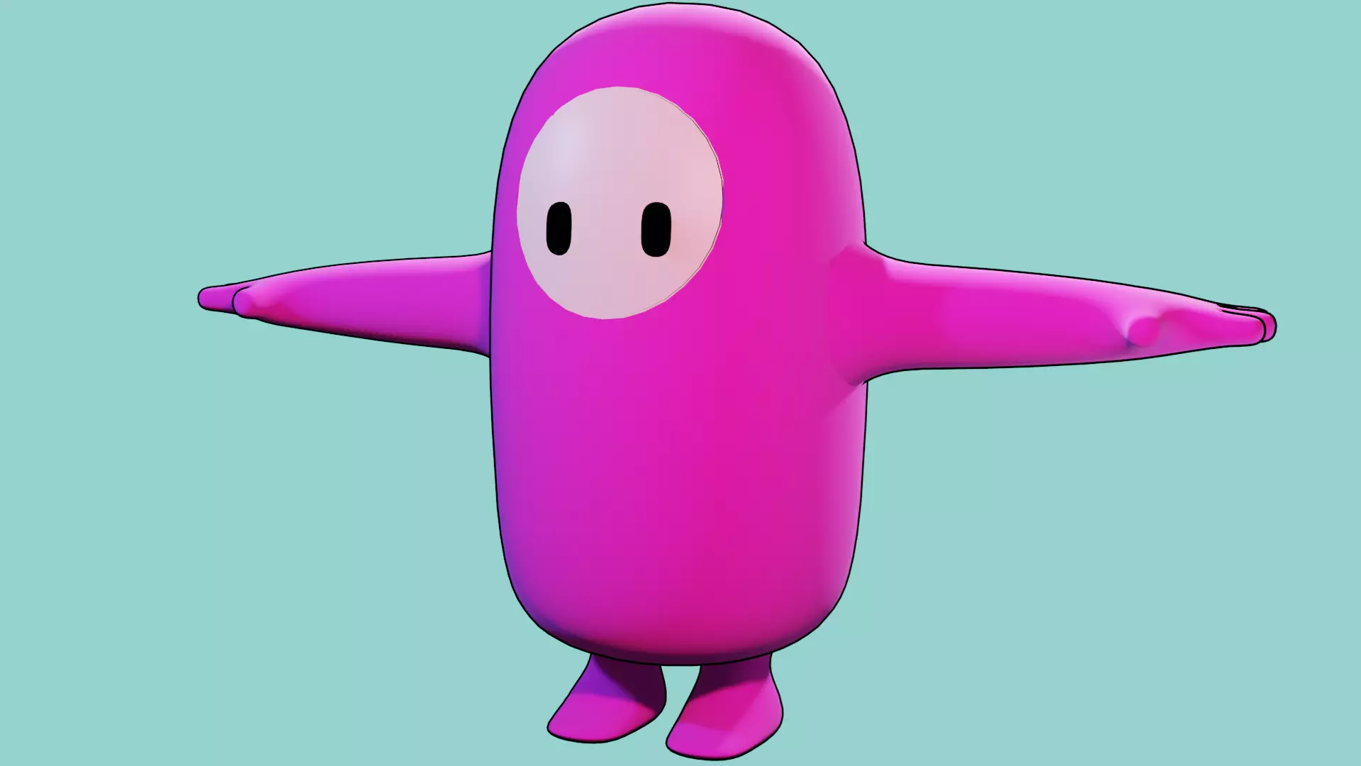 Fall Guy Free 3D model