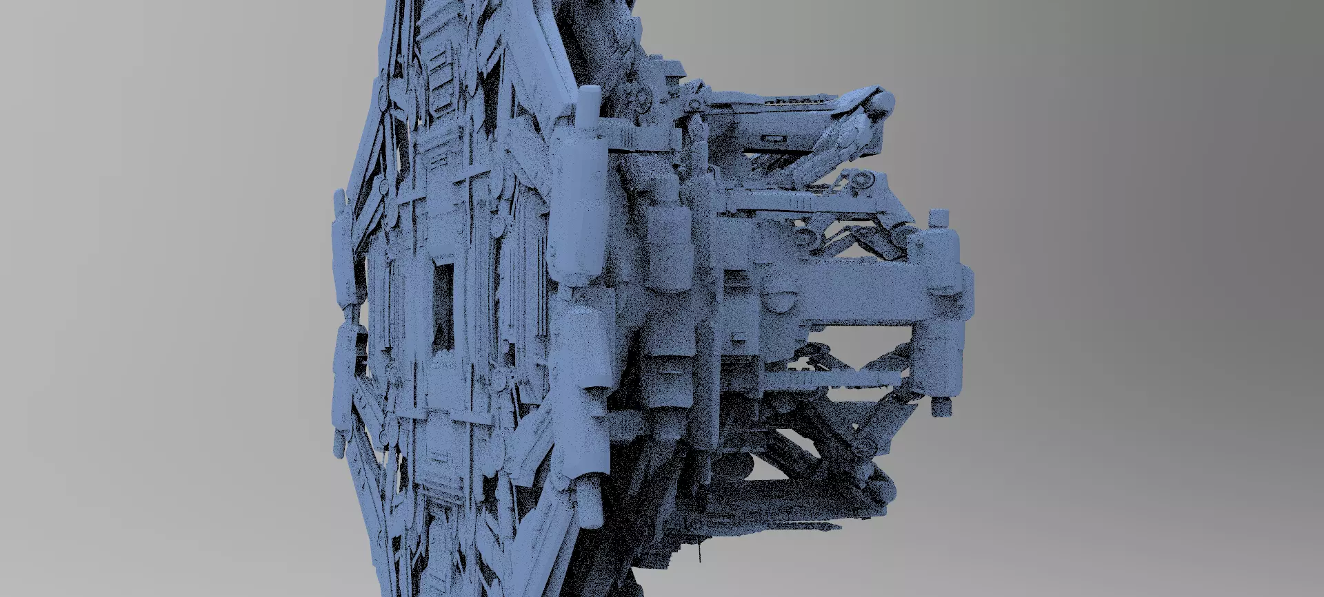 Advanced Ancient Civilization Ship architecture 14  3D model_0