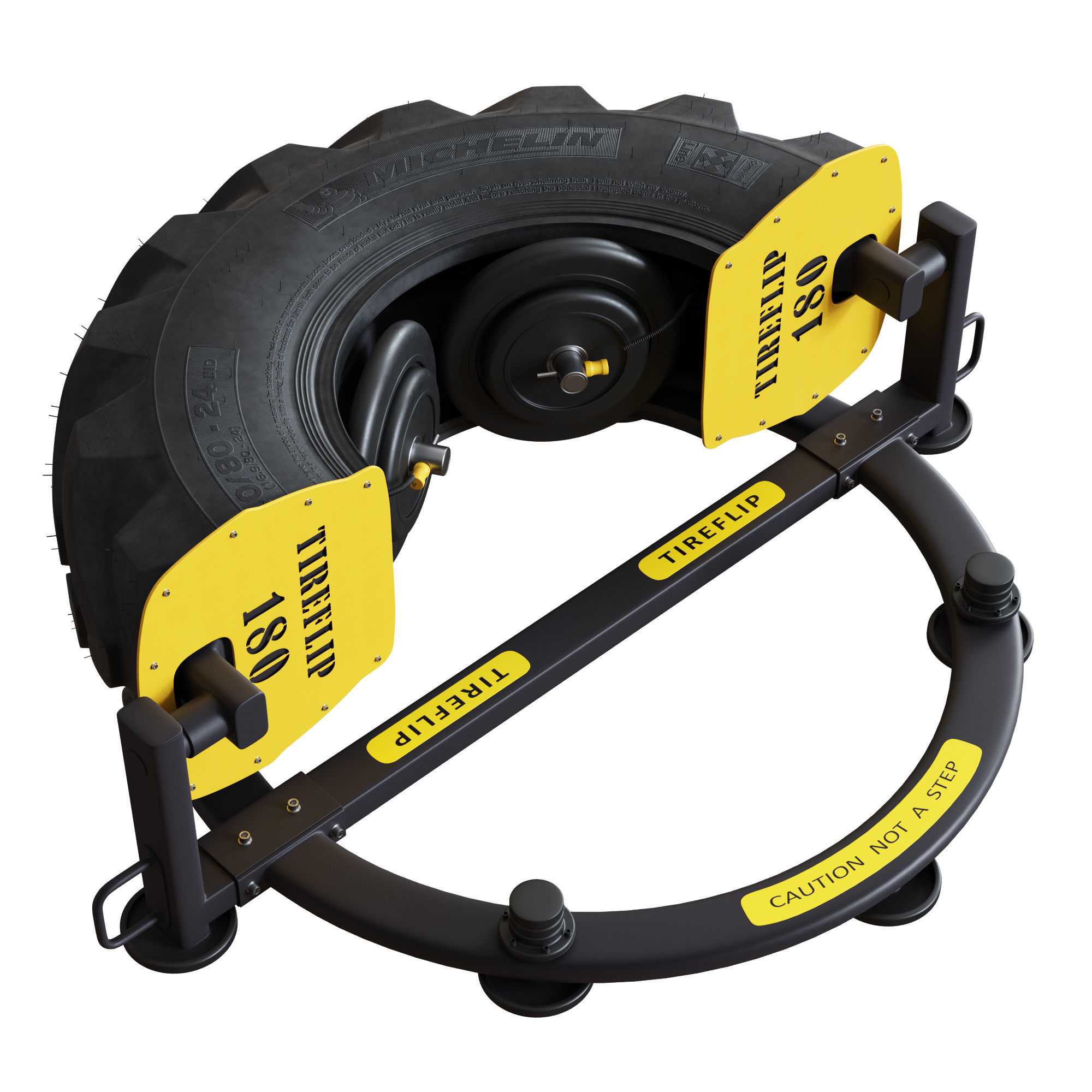 Tire - Simulator For Functional Training TireFlip 180 3D model_2