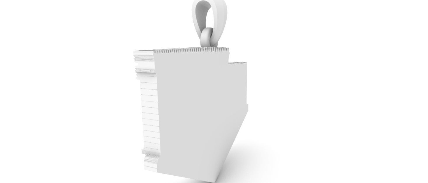 Solomon Temple Pendant 3D print model_13